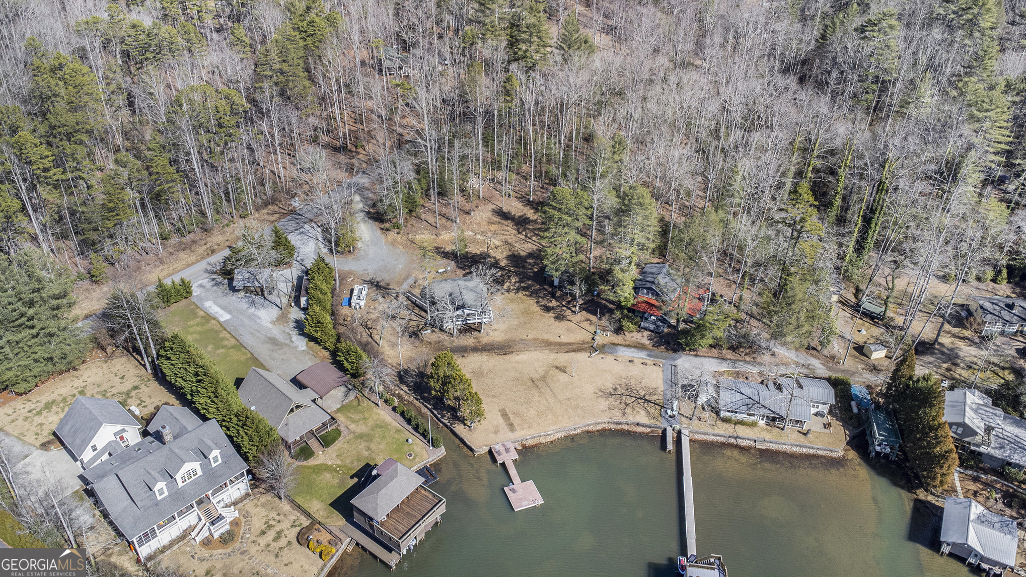 5622 Murray Cove Road Tiger, GA 30576 - Photo 35 of 39 an aerial view of residential house with outdoor space