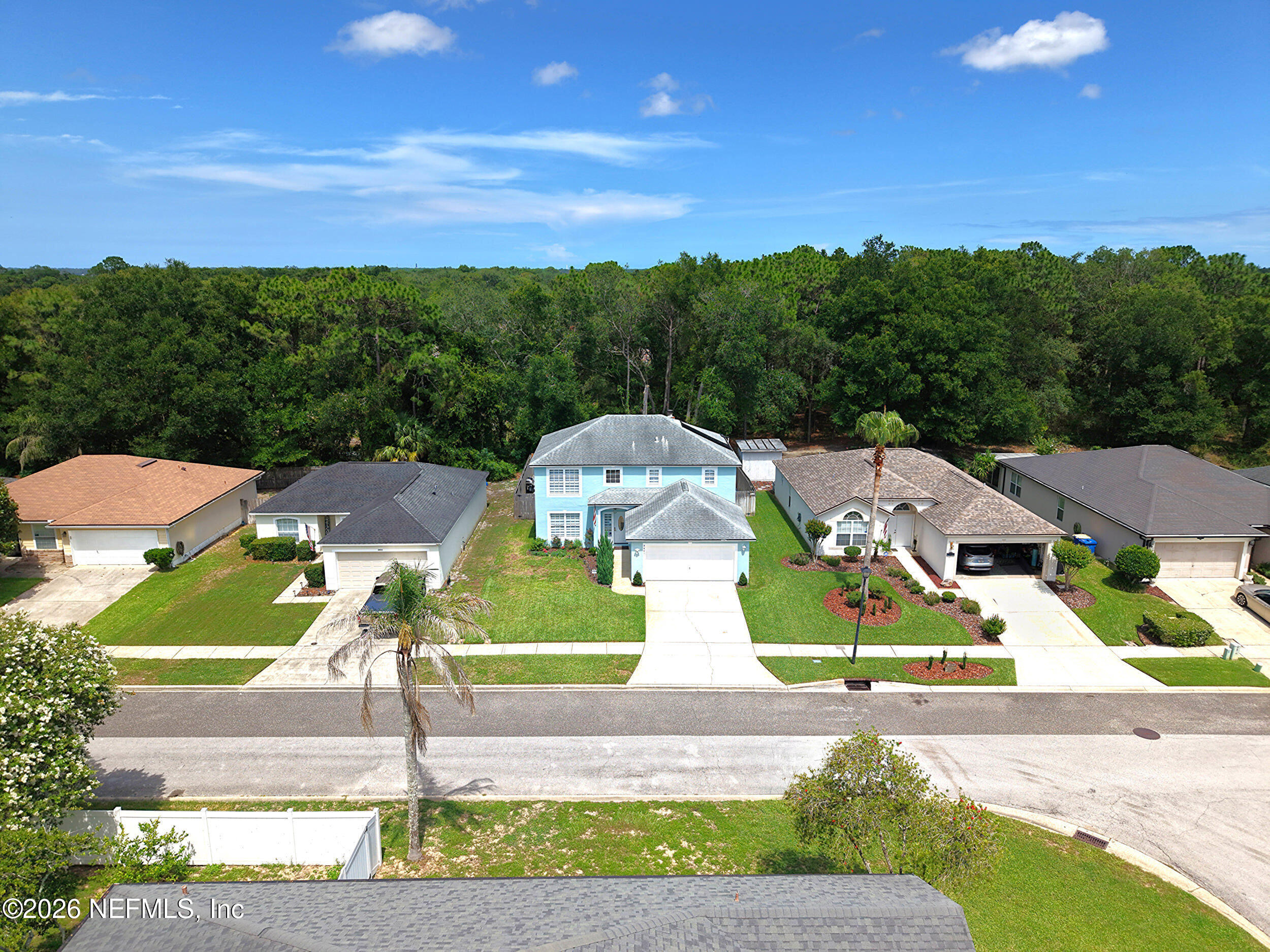 3447 Caroline Ridge Lane East Jacksonville, FL 32225 - Photo 43 of 44 84_aerial front elevation 2