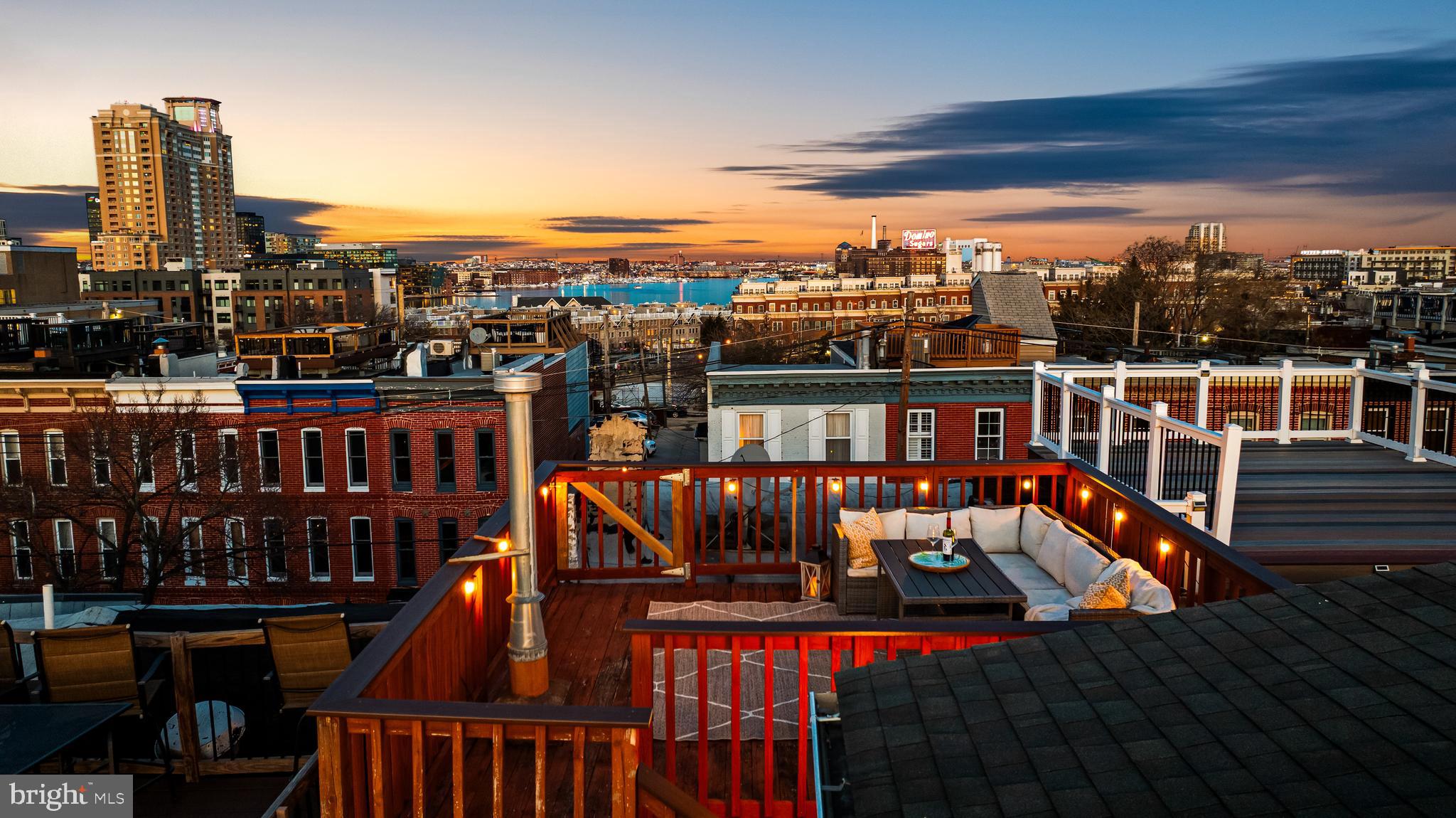 1264 Riverside Avenue Baltimore, MD 21230 - Photo 49 of 53 Stunning views from the roof deck