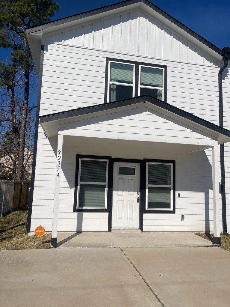 a view of front door