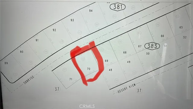 $9,000 | 0 Lot 70 Sunrise, Needles, CA 92363