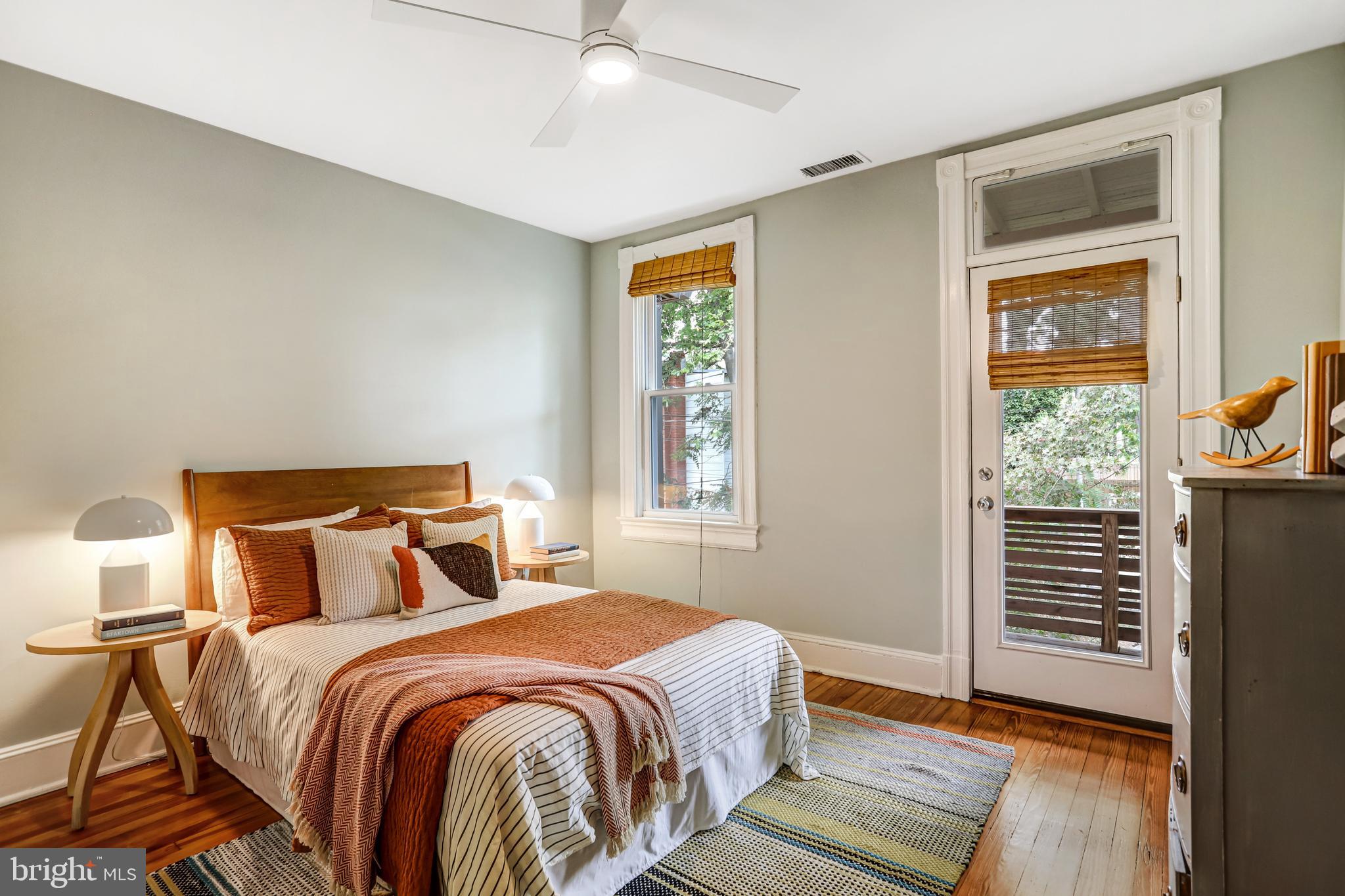 815 Webster Street Northwest Washington, DC 20011 - Photo 11 of 23 Bedroom 1 w access to balcony