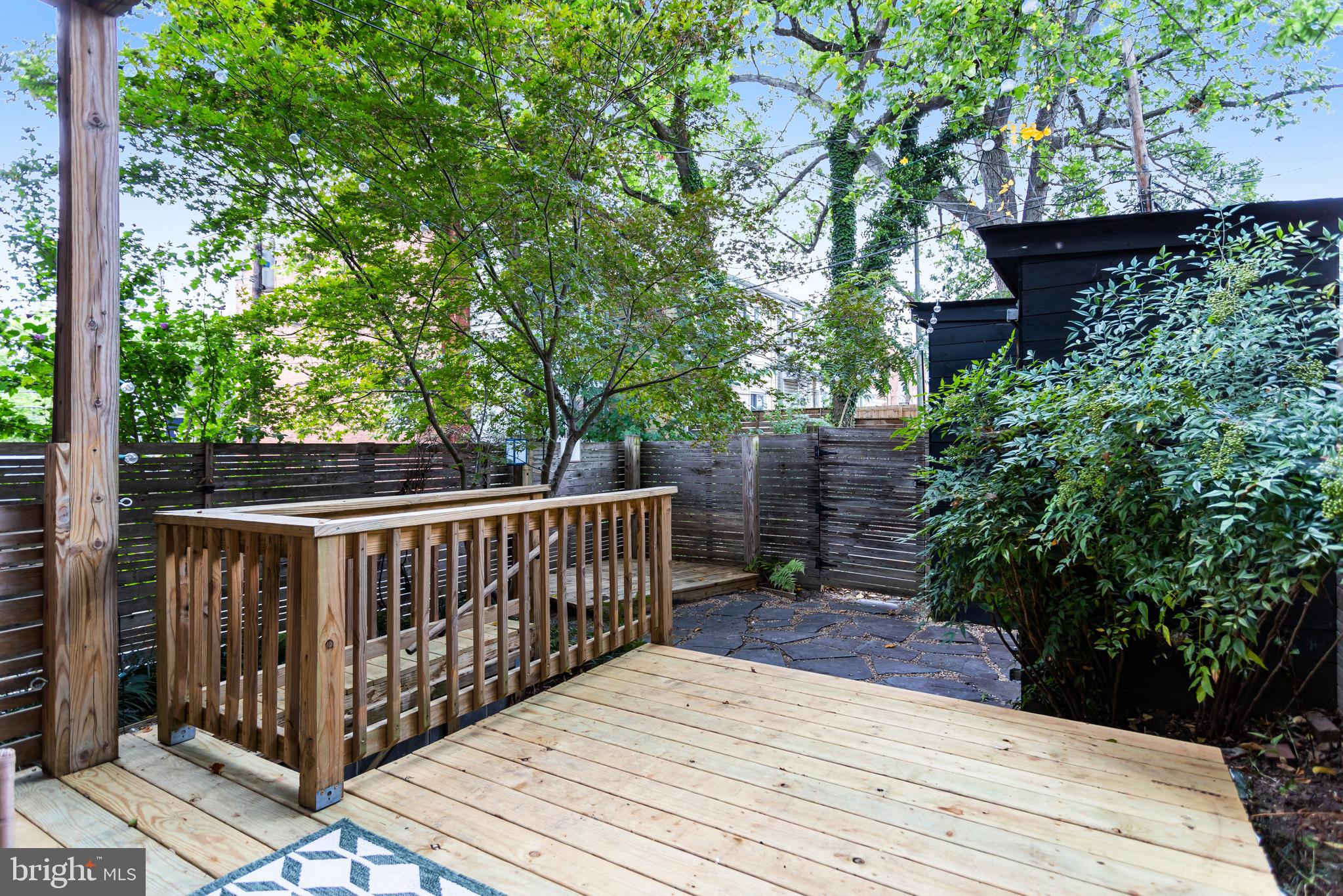 815 Webster Street Northwest Washington, DC 20011 - Photo 23 of 23 Yard with storage