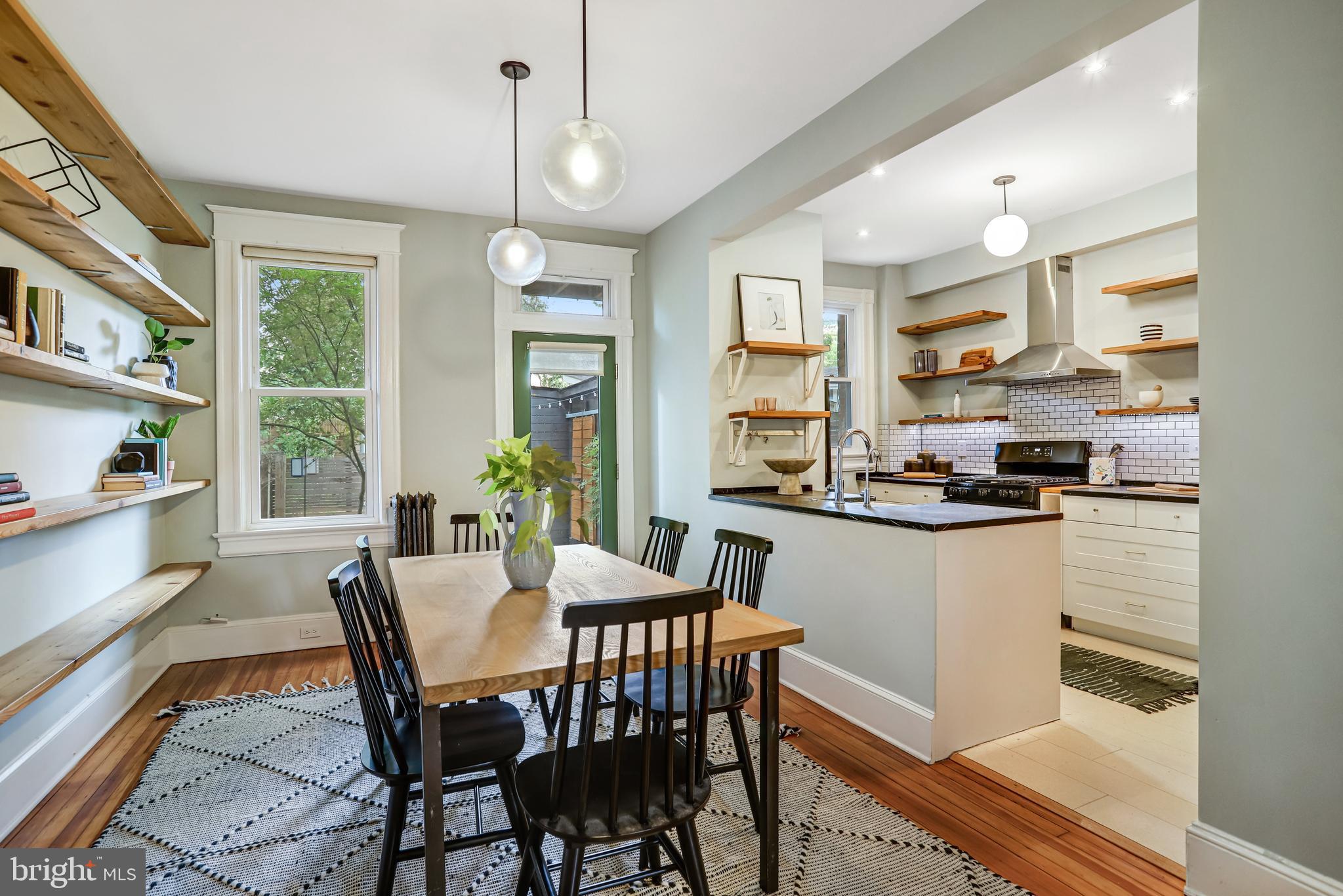 815 Webster Street Northwest Washington, DC 20011 - Photo 7 of 23 Kitchen open to dining room