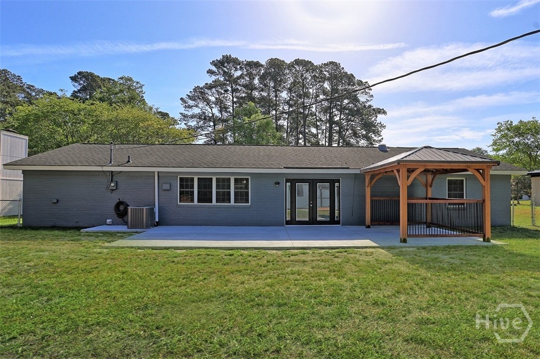 13506 Rockingham Road Savannah, GA 31419 - Photo 39 of 46 Backyard with Patio and Gazebo