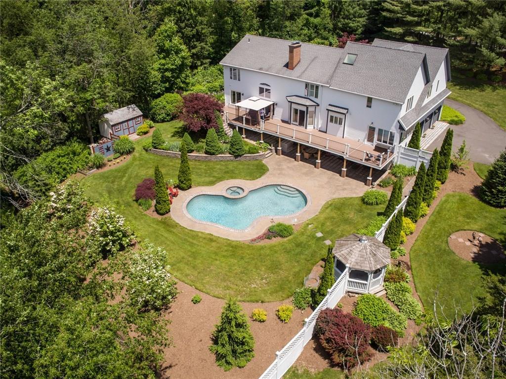 605 Waterville Road Avon, CT 06001 - Photo 1 of 1 GORGEOUS AERIAL VIEW