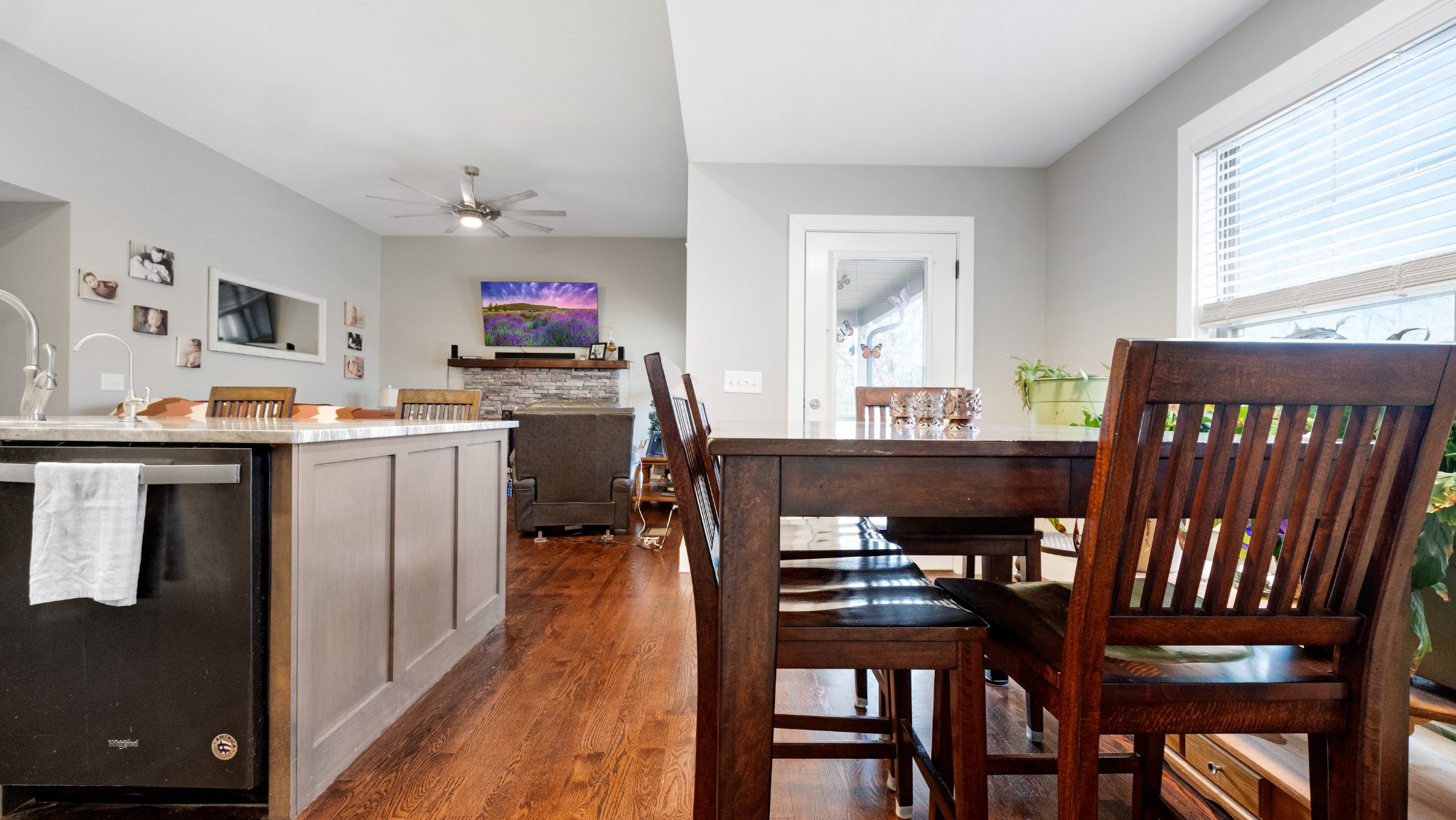 1743 Rapids Road Portland, TN 37148 - Photo 13 of 27 a dining room with furniture and wooden floor