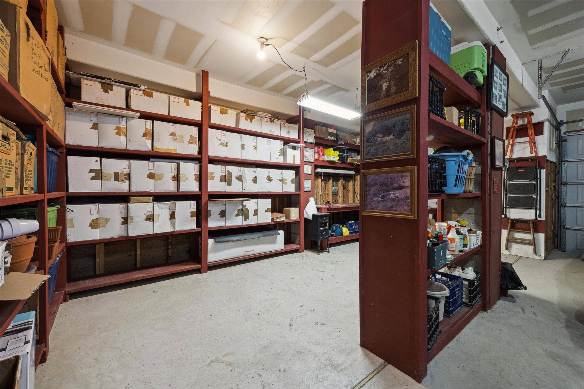 1406 Todville Road Seabrook, TX 77586 - Photo 45 of 49 THE GARAGE ALSO INCLUDES A LARGE WORKSHOP THAT IS ALSO PLUMBED FOR A HALF BATH.