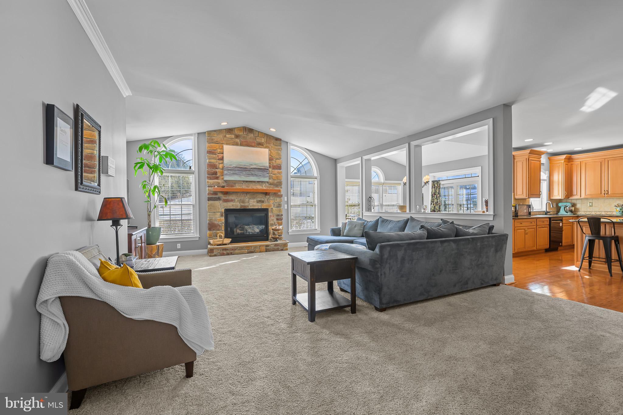 305 Williamson Way Downingtown, PA 19335 - Photo 13 of 60 a living room with furniture and a fireplace