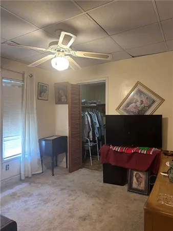 a view of a livingroom with furniture