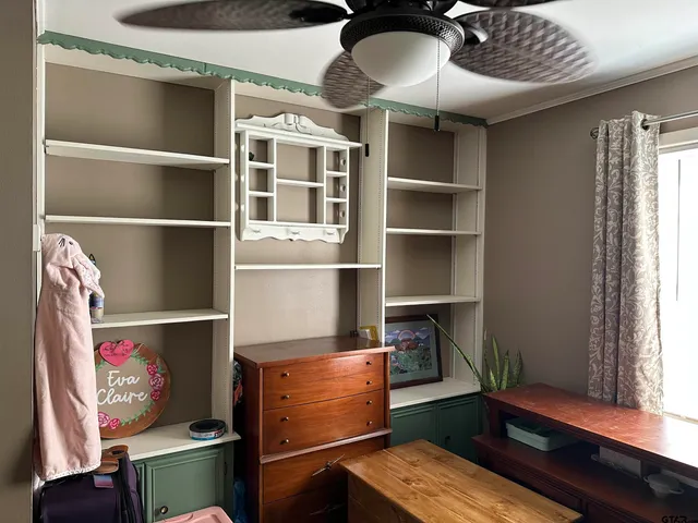 a room with storage and utility