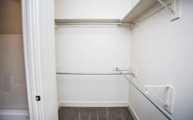 a view of walk in closet