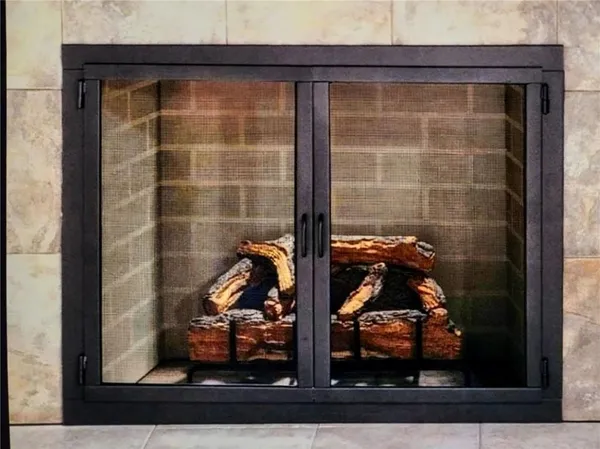 a view of a small yard