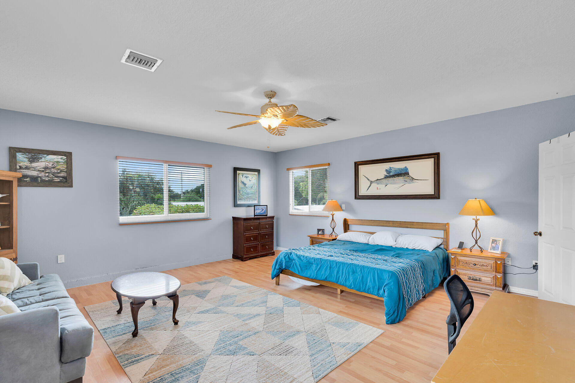 64 Coconut Drive Key Largo, FL 33037 - Photo 10 of 44 a bedroom with two beds and a couch