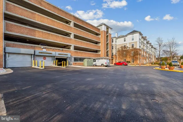 a view of building with sign board