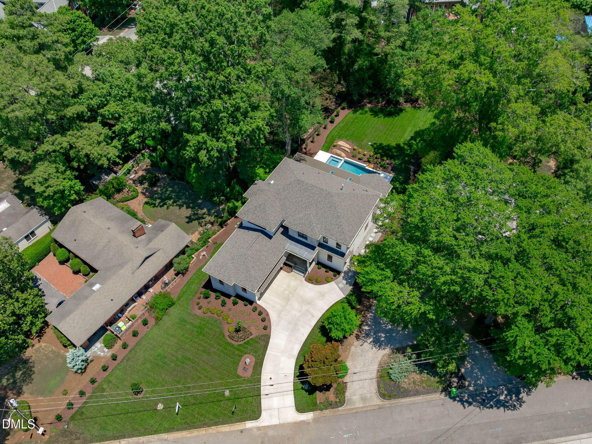 1718 Piccadilly Lane Raleigh, NC 27608 - Photo 59 of 60 Aerial-3