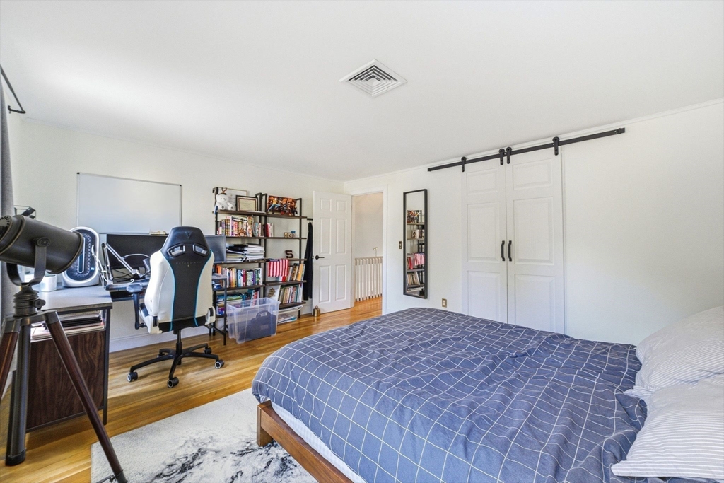 6 Montaup Road, Unit 6 Sharon, MA 02067 - Photo 21 of 35 a bedroom with a bed and a desk in it