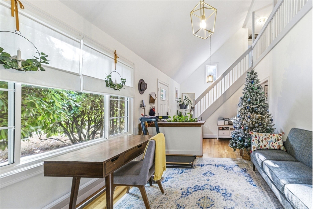 6 Montaup Road, Unit 6 Sharon, MA 02067 - Photo 4 of 35 a view of a livingroom with furniture window and wooden floor