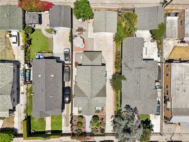 aerial view of multiple house
