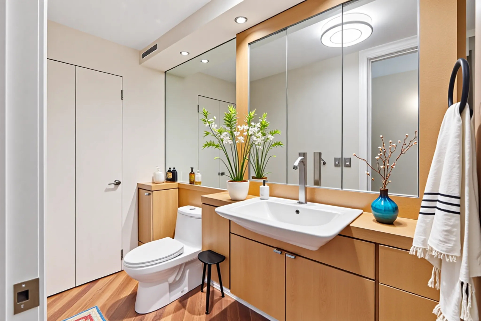 1410 North State Parkway, Unit 10B Chicago, IL 60610 - Photo 20 of 25 a bathroom with a sink a toilet and shower