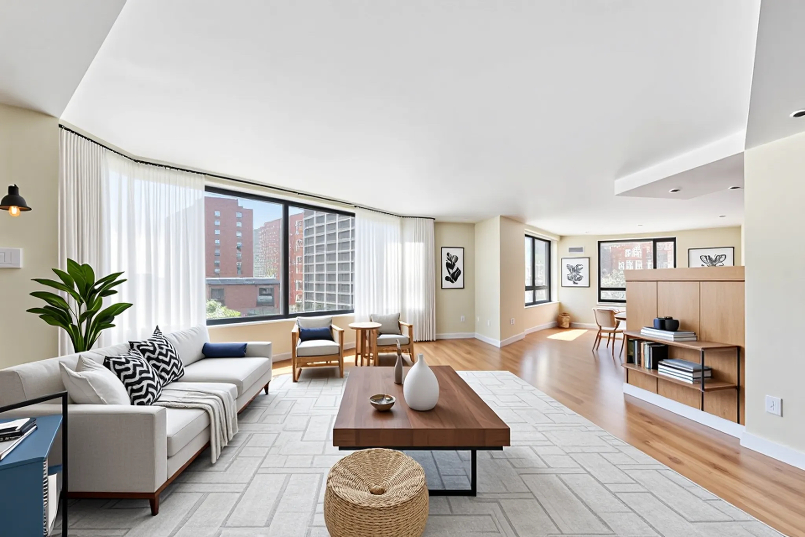 1410 North State Parkway, Unit 10B Chicago, IL 60610 - Photo 2 of 25 a living room with furniture and a large window
