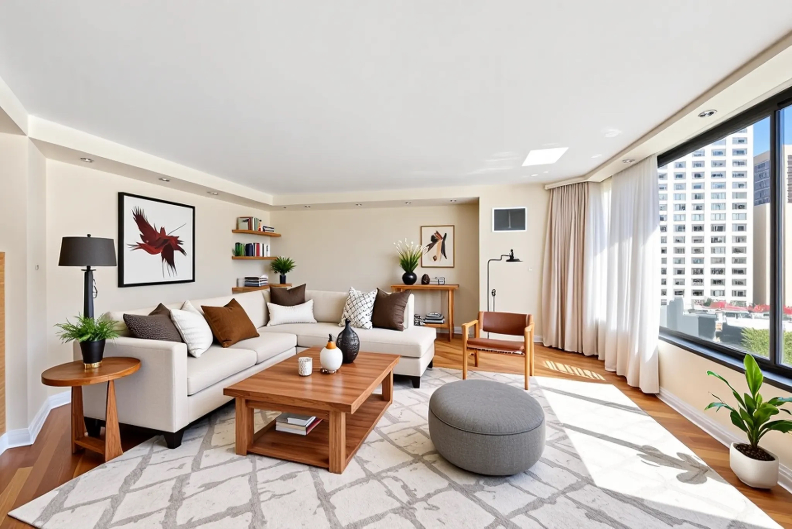 1410 North State Parkway, Unit 10B Chicago, IL 60610 - Photo 4 of 25 a living room with furniture and a large window