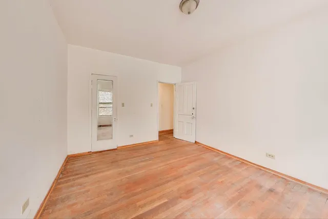 a view of an empty room