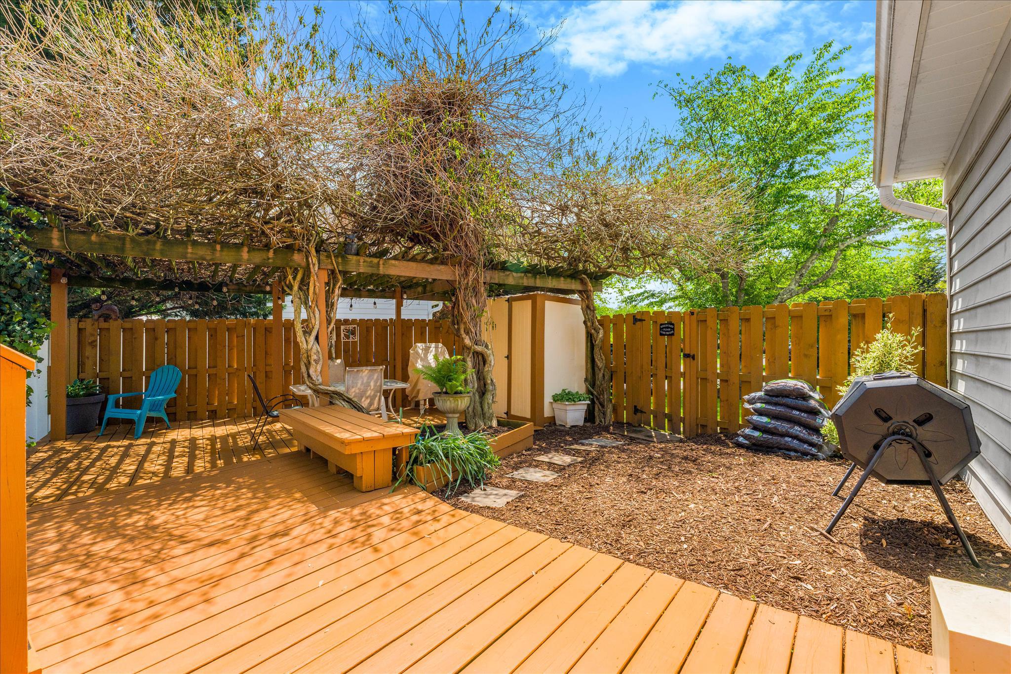 12400 Triple Crown Road Gaithersburg, MD 20878 - Photo 39 of 45 Patio and Pergola in Back Yard