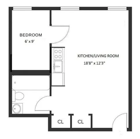 $725,000 | 56 Jane Street, Unit 2C | West Village