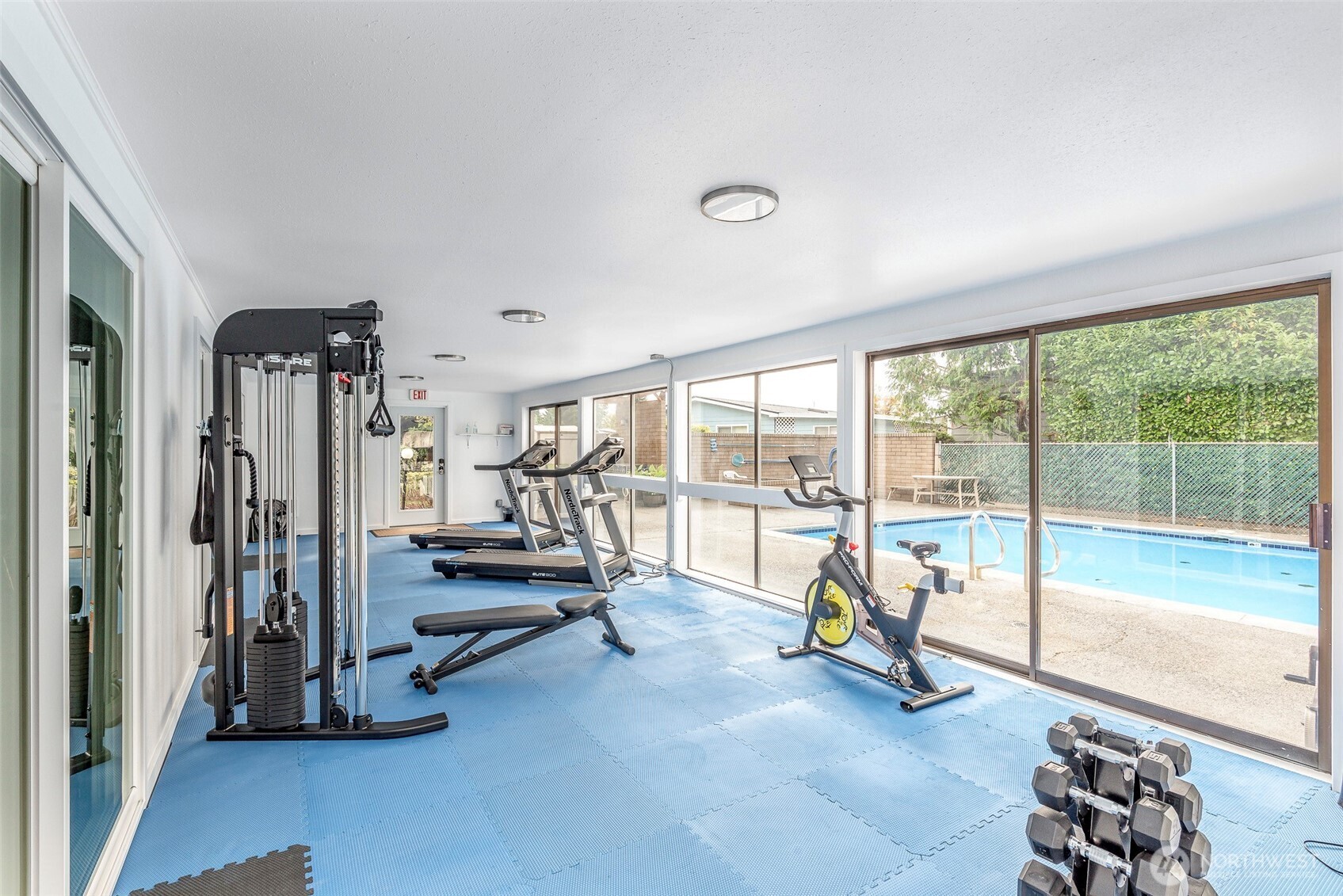 201 Union Avenue Southeast, Unit 157 Renton, WA 98059 - Photo 27 of 33 a view of a room with gym equipment