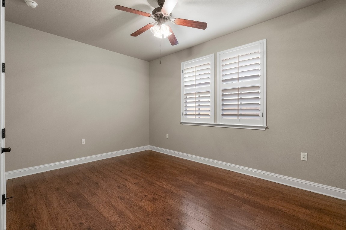 2020 Antone Street Austin, TX 78723 - Photo 30 of 35 a view of an empty room with wooden floor and a window