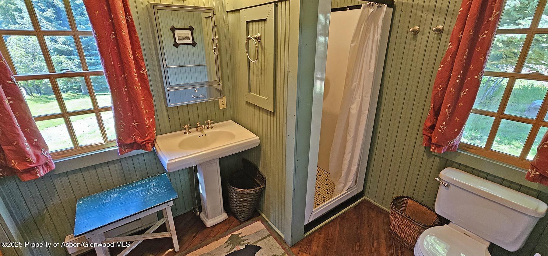 2650 Sweetwater Road Gypsum, CO 81637 - Photo 62 of 87 a bathroom with a sink toilet and shower