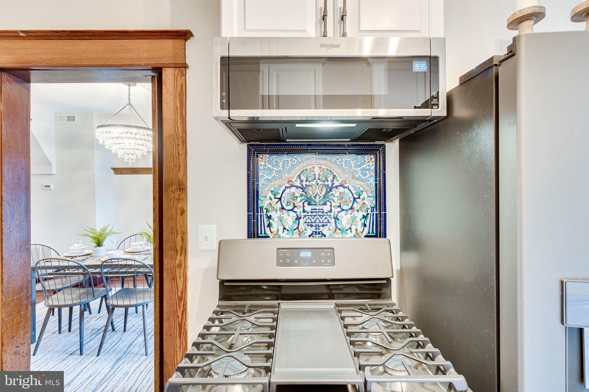 4215 7th Street Northwest Washington, DC 20011 - Photo 13 of 57 Five-burner stainless steel gas range