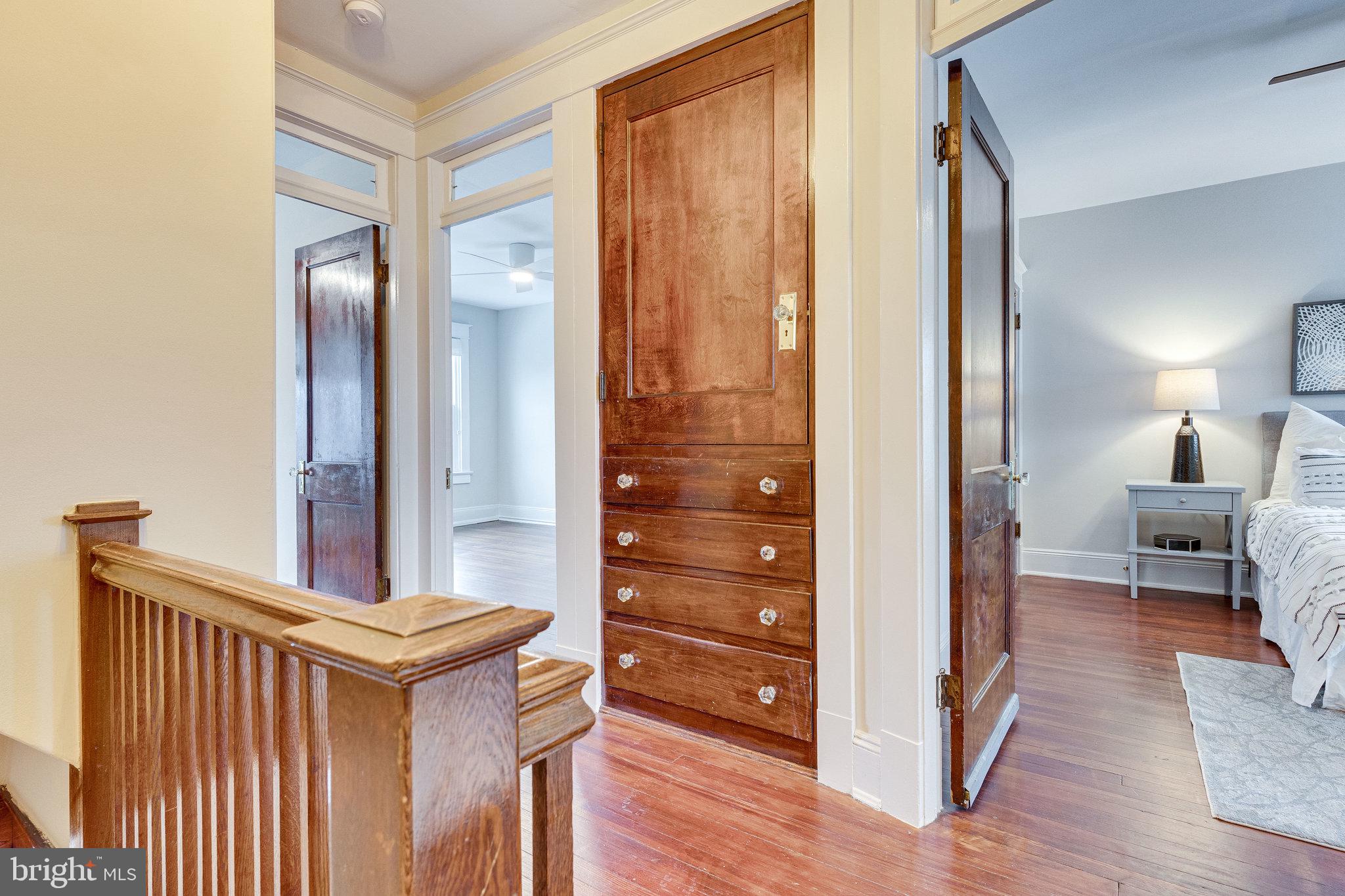 4215 7th Street Northwest Washington, DC 20011 - Photo 19 of 57 Built-in hall cabinetry and dresser