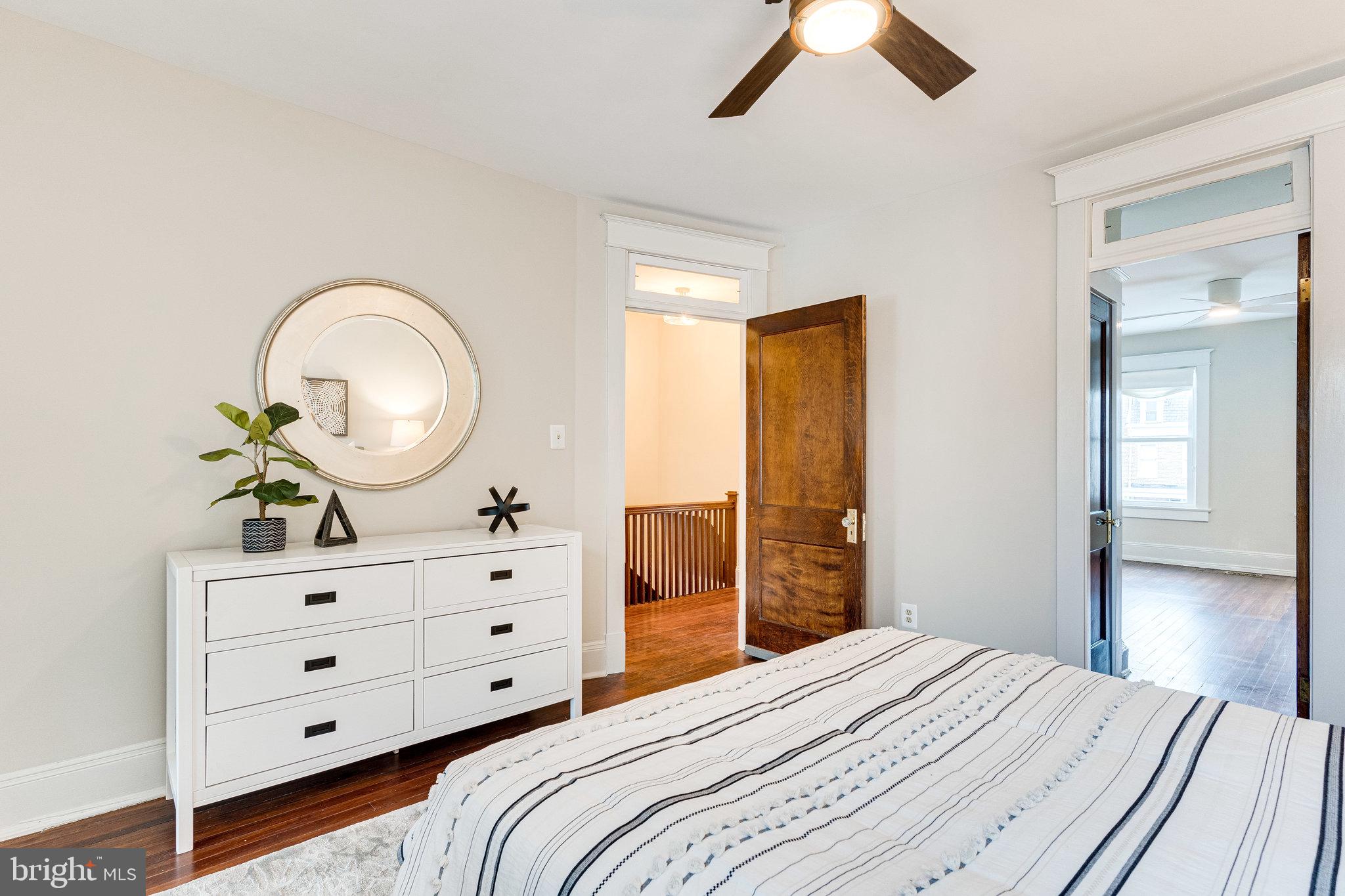 4215 7th Street Northwest Washington, DC 20011 - Photo 22 of 57 Bright and spacious primary with solid wood doors