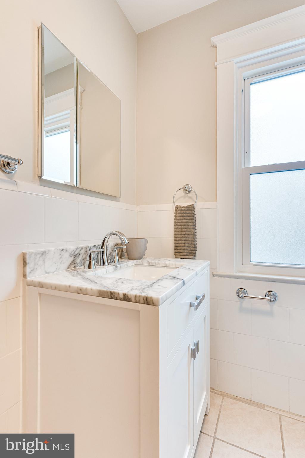 4215 7th Street Northwest Washington, DC 20011 - Photo 32 of 57 New marble vanity
