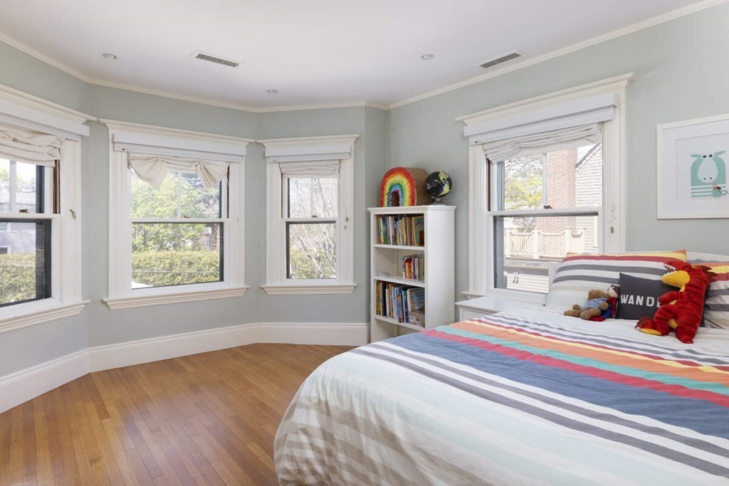 12 Balcarres Road Newton, MA 02465 - Photo 16 of 22 a bedroom with a bed and a window