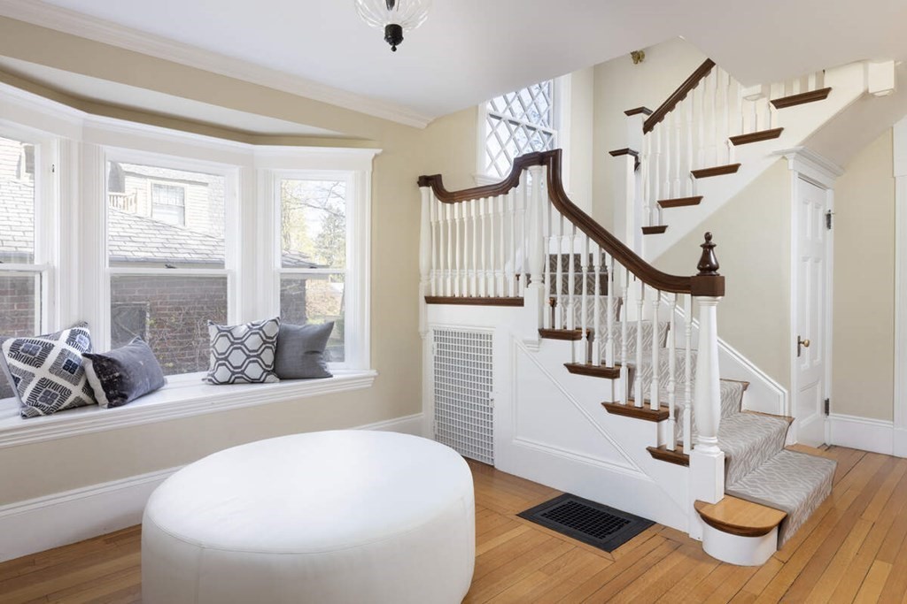 12 Balcarres Road Newton, MA 02465 - Photo 3 of 22 a view of a livingroom with furniture hardwood floor and windows