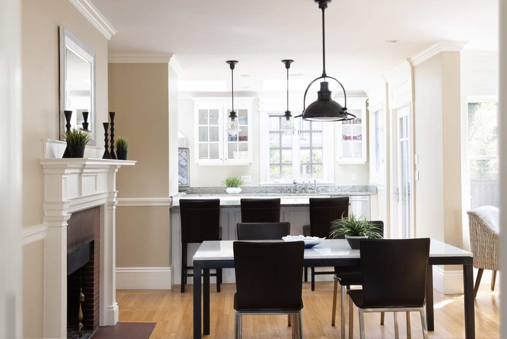 12 Balcarres Road Newton, MA 02465 - Photo 7 of 22 a view of a dining room with furniture window and outside view