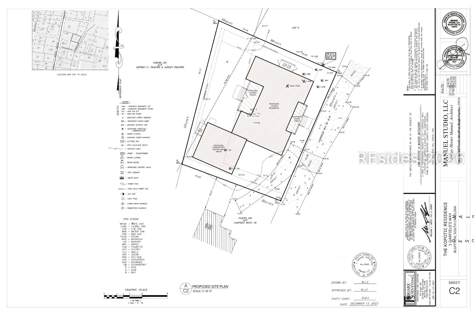 1 Garfields Way Bluffton, SC 29910 - Photo 24 of 32 PROPOSED PLANS ON SITE