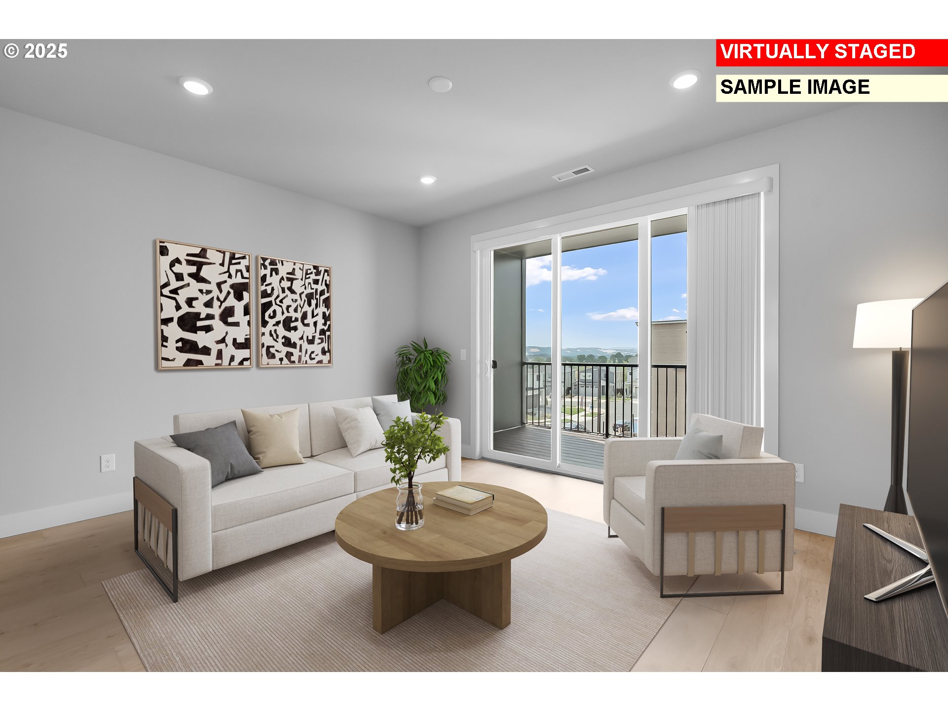 18620 Southwest Solitude Street Beaverton, OR 97007 - Photo 12 of 29 a living room with furniture and a large window