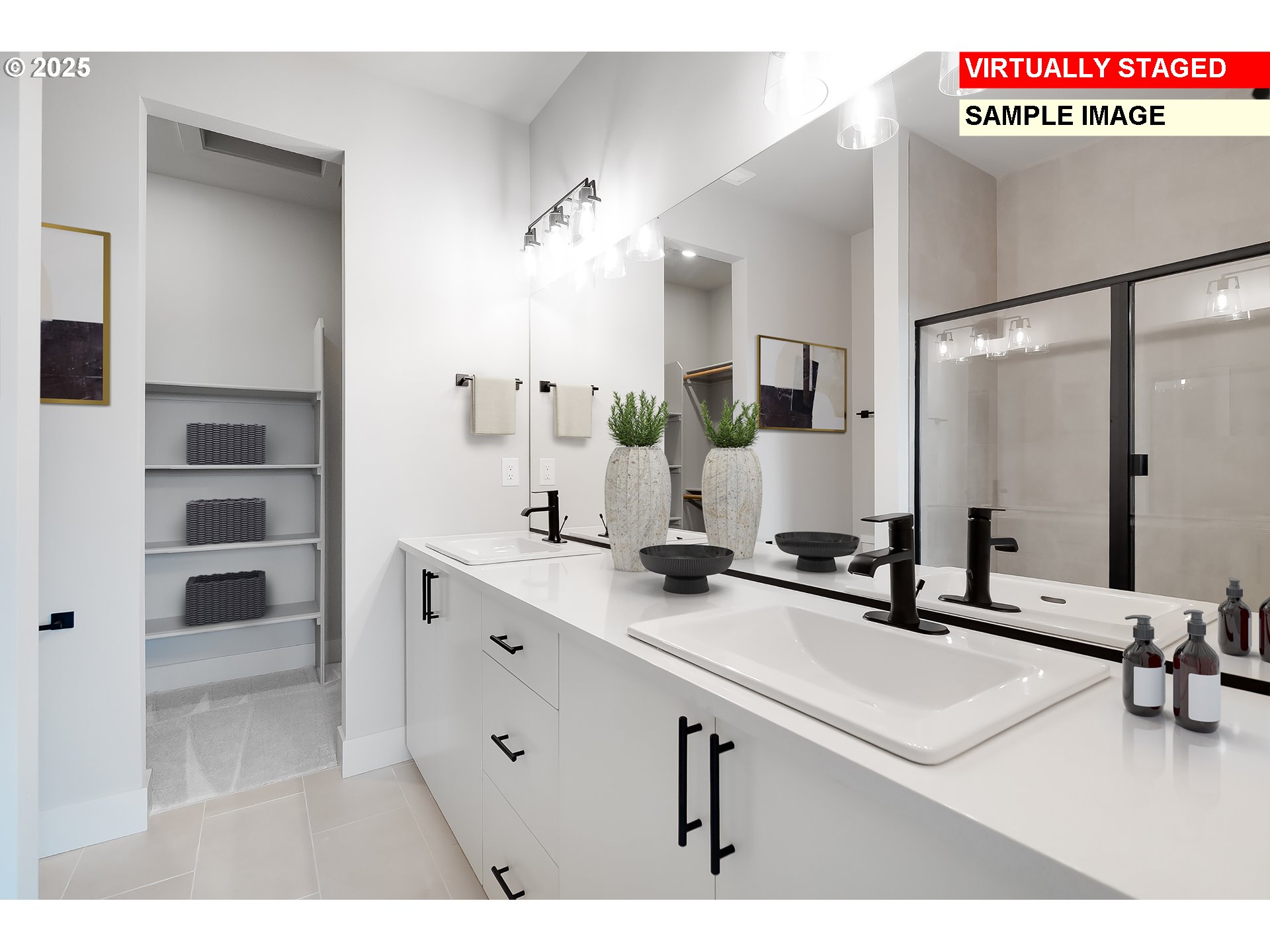 18620 Southwest Solitude Street Beaverton, OR 97007 - Photo 13 of 29 a bathroom with a sink and a mirror