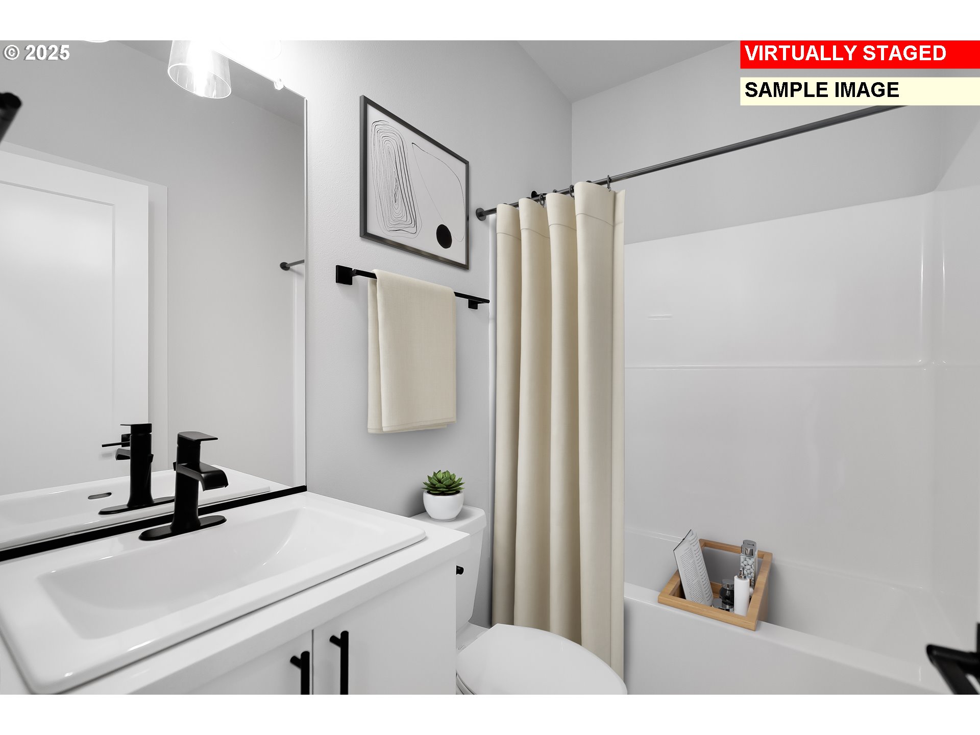 18620 Southwest Solitude Street Beaverton, OR 97007 - Photo 15 of 29 a bathroom with a sink and a mirror