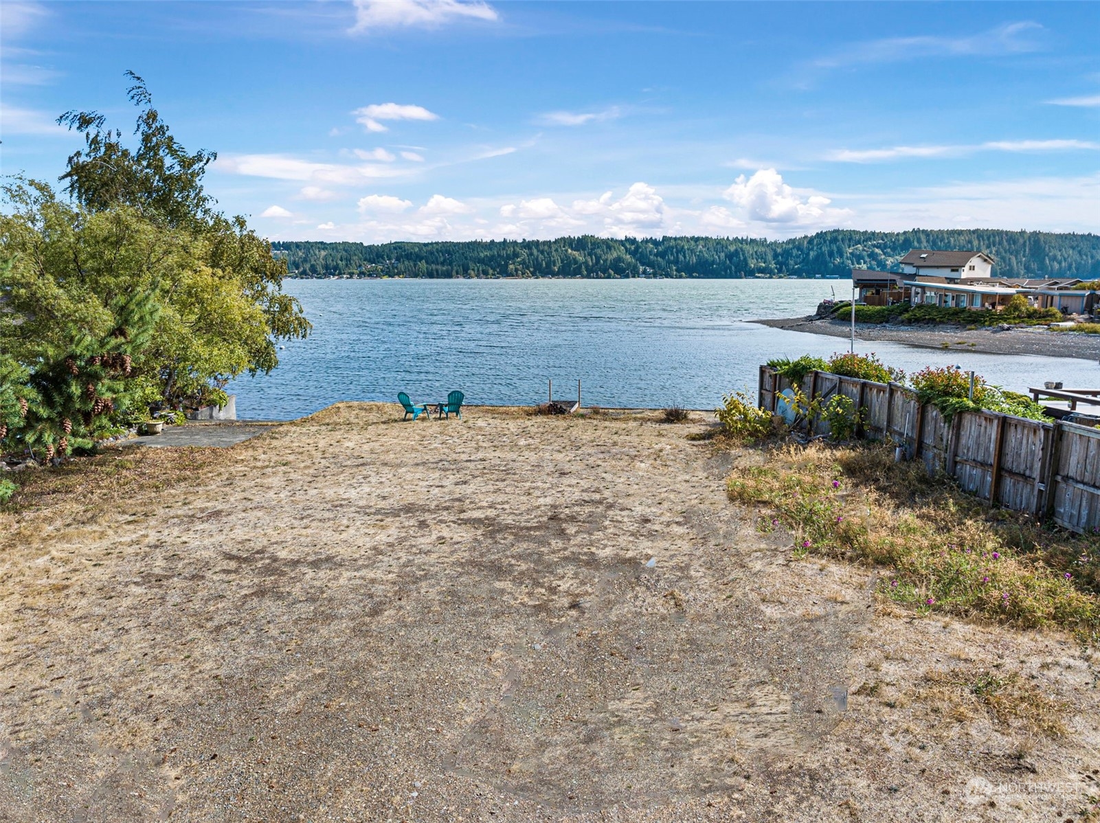 8101 Northeast North Shore Road Belfair, WA 98528 - Photo 6 of 8 a view of a lake with houses in the back