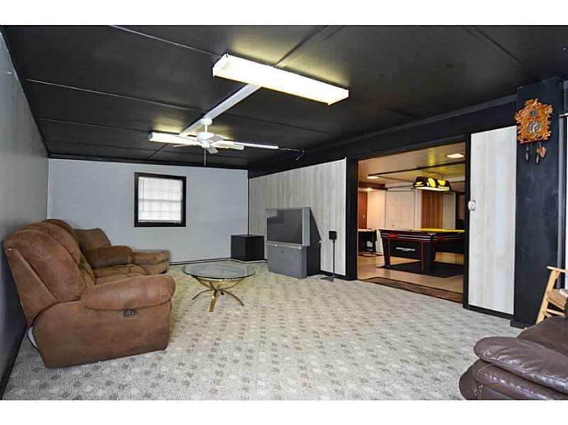 1620 Chartiers Avenue McKees Rocks, PA 15136 - Photo 22 of 25 Basement/Game Room. Additional family room in the basement!
