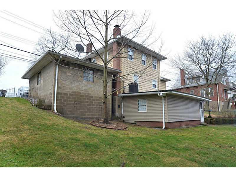 1620 Chartiers Avenue McKees Rocks, PA 15136 - Photo 25 of 25 Exterior Back. Additional side yard space!