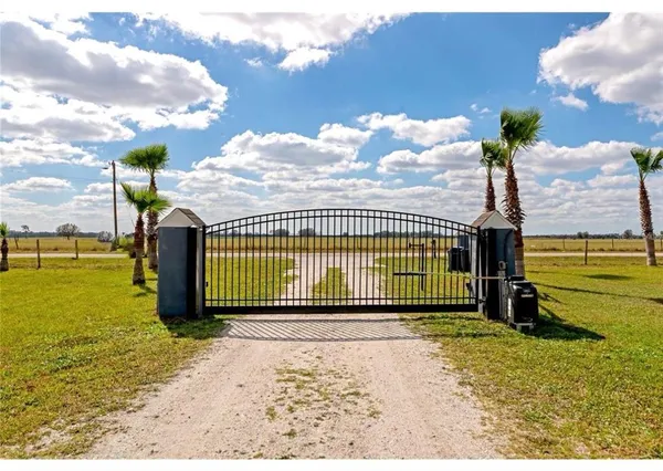a view of a garden with a playing ground