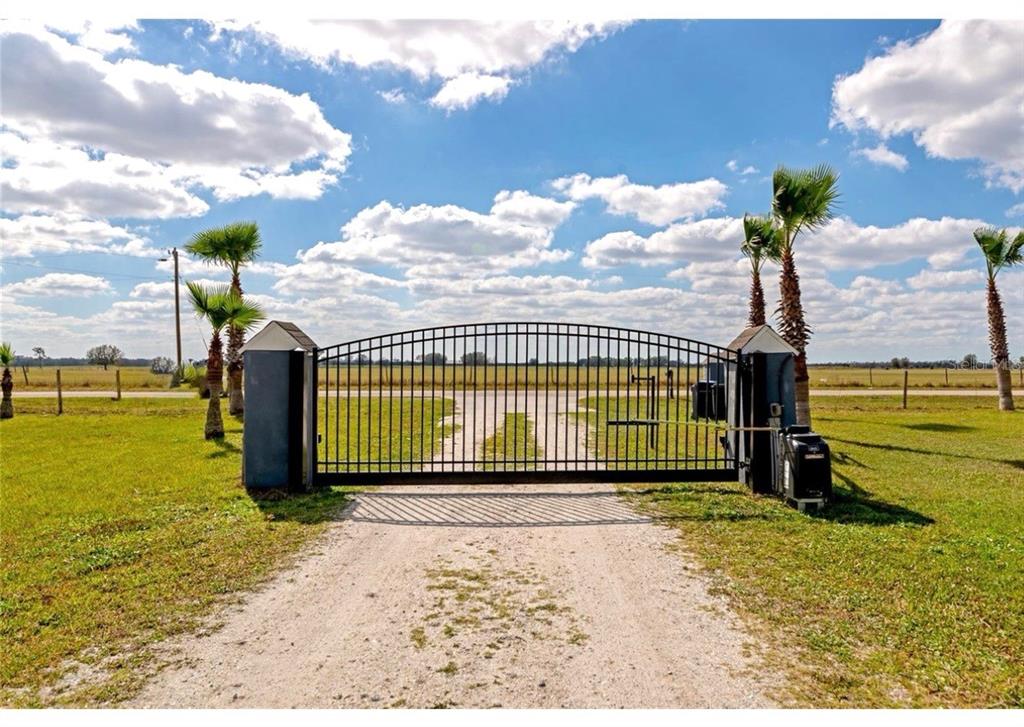 a view of a garden with a playing ground