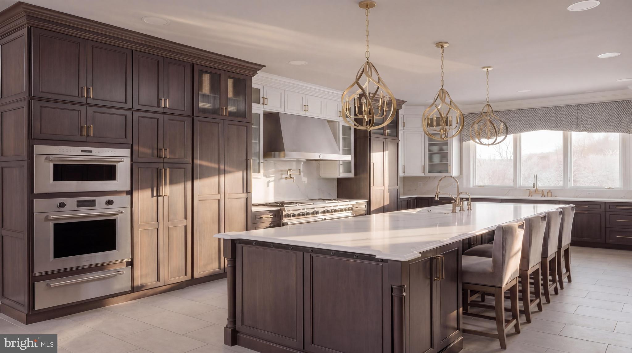1521 Hunter Mill Road Vienna, VA 22182 - Photo 12 of 50 Quartz countertops and kitchen island