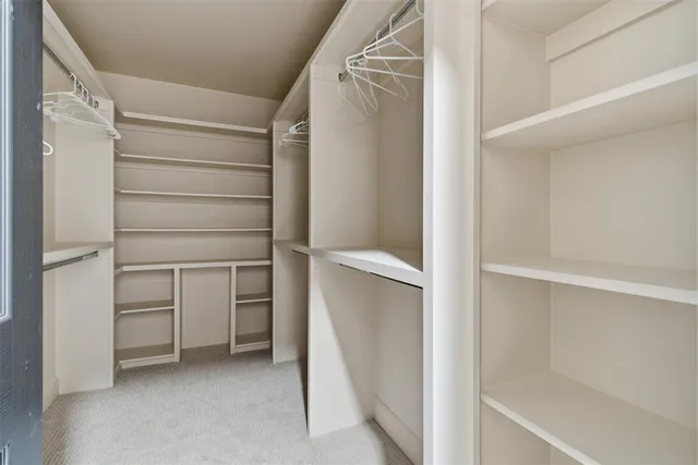 a view of walk in closet